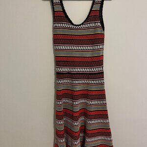 Ronny Kobo Flirty Striped Stretch Dress